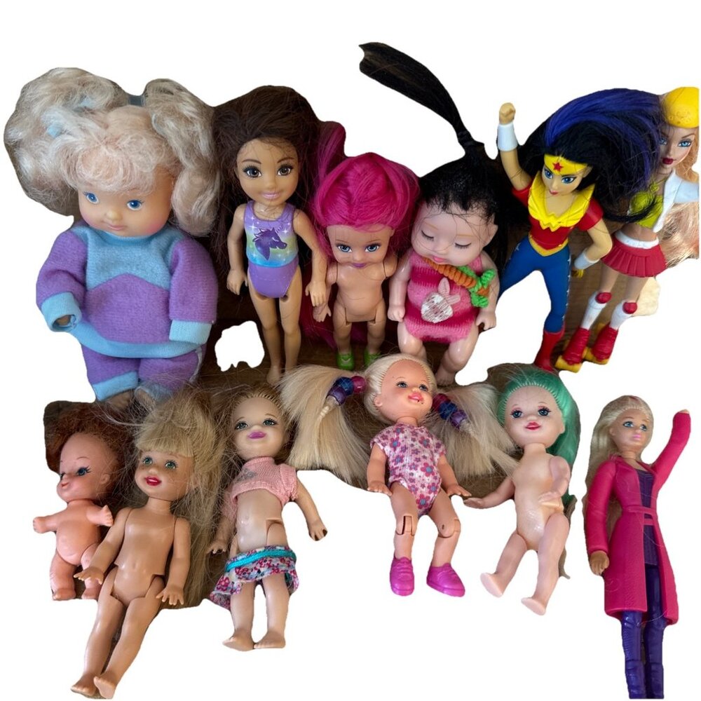 Vintage And Newer Lot 12 Barbie & Others McDonald’s Mattel Zuru Largo Toys - Picture 2 of 16